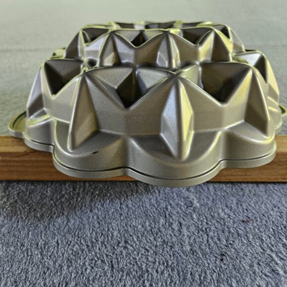 Anolon Diamond Star Shaped Fluted Baking Bake Cake Pan Mold Non Stick Vintge - Picture 4 of 4